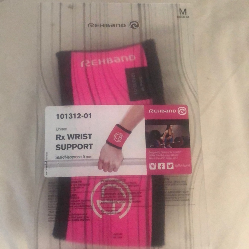 REHBAND RX WRIST SUPPORT - Camille Pink NIB
